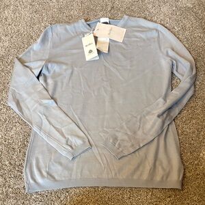 MaxMara Women's Light Gray Crewneck Sweater
